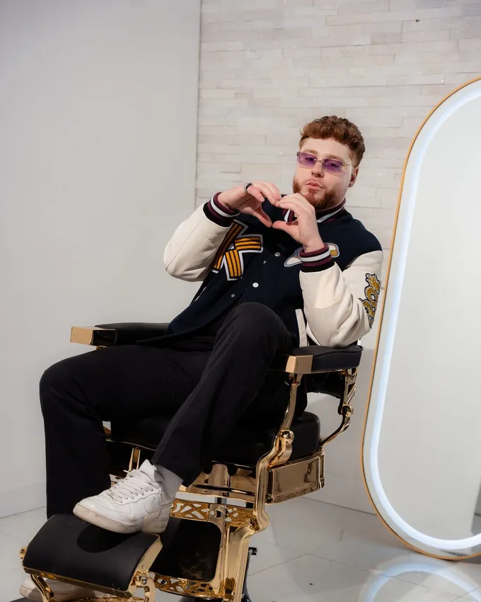 Arron Keough, founder and barber at Studio K, in the shop